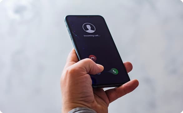 Outbound calls such as debt collection and reminders